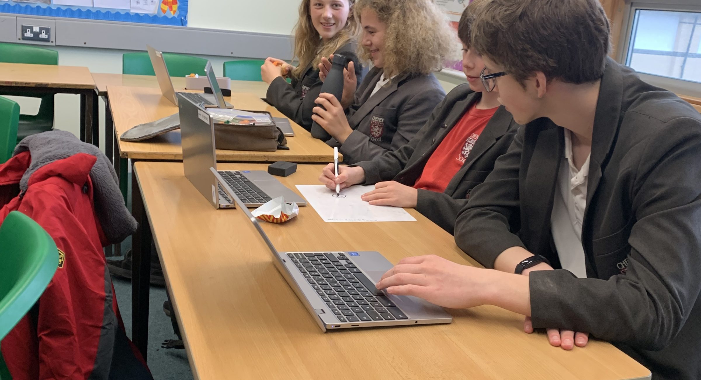Year 9 students cracking codes in the National Language Competition, 8 November 2022