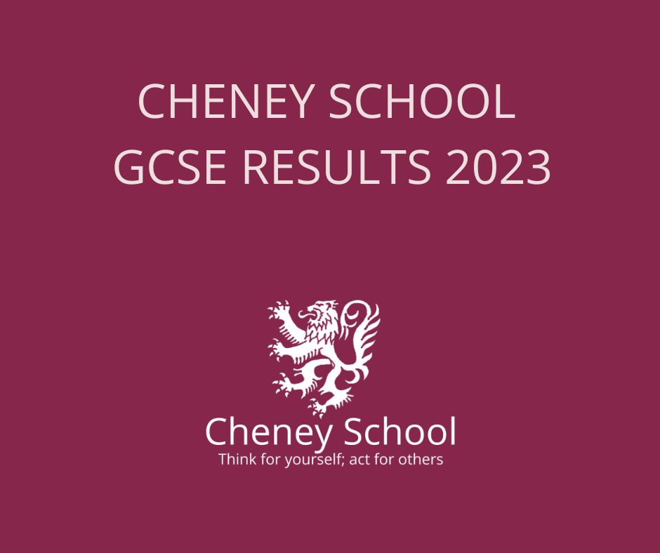 Cheney School GCSE Results 2023 image