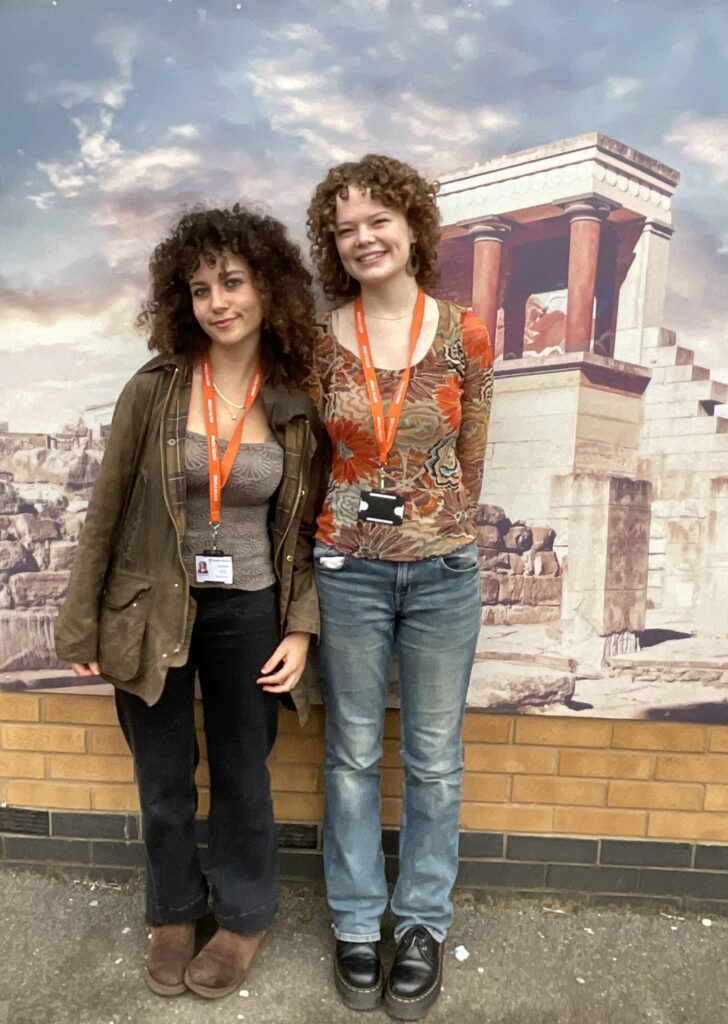 Sixth Formers Lola and Rachel with offers to study English Literature at Cambridge University