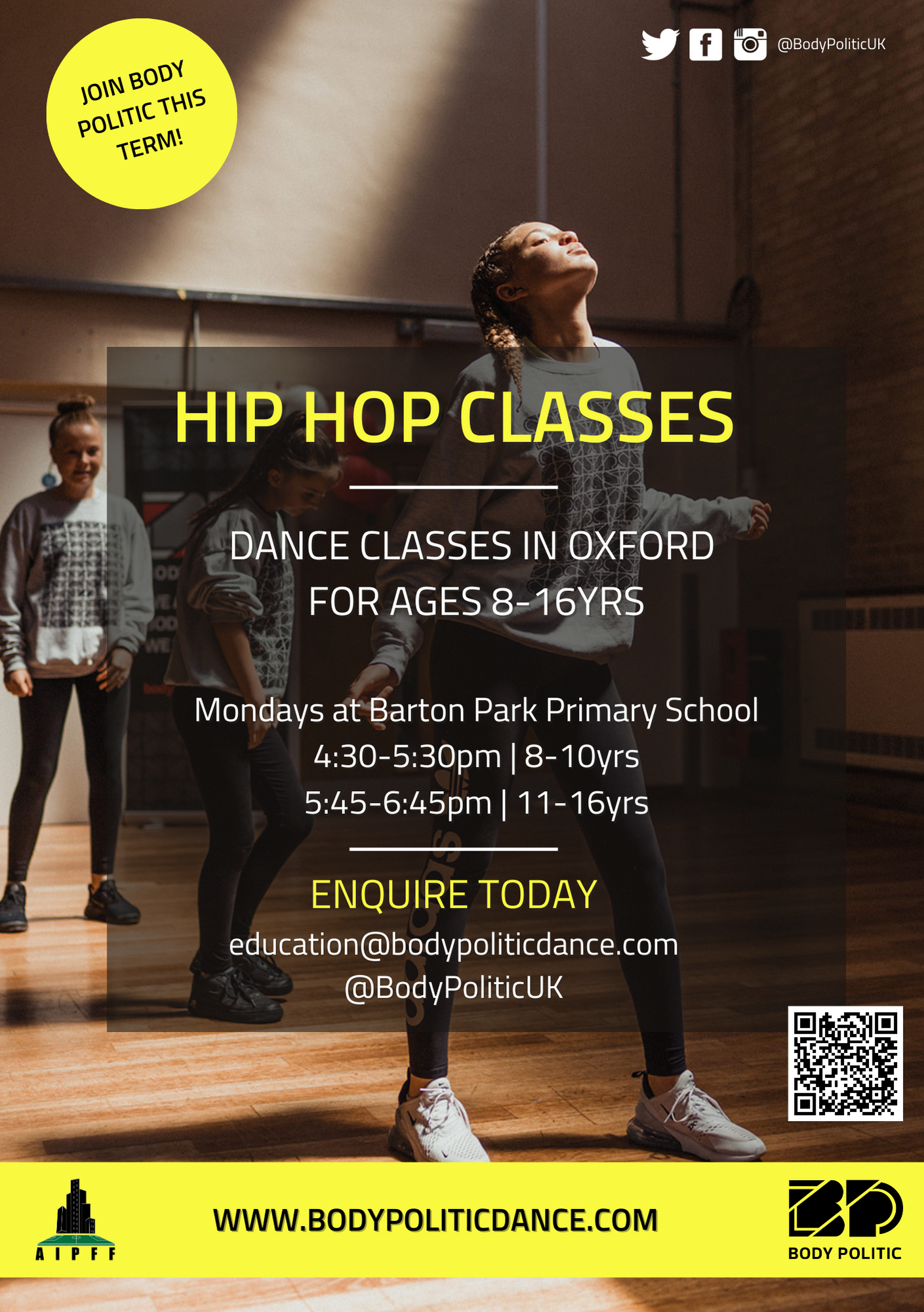 Hip Hop Classes poster